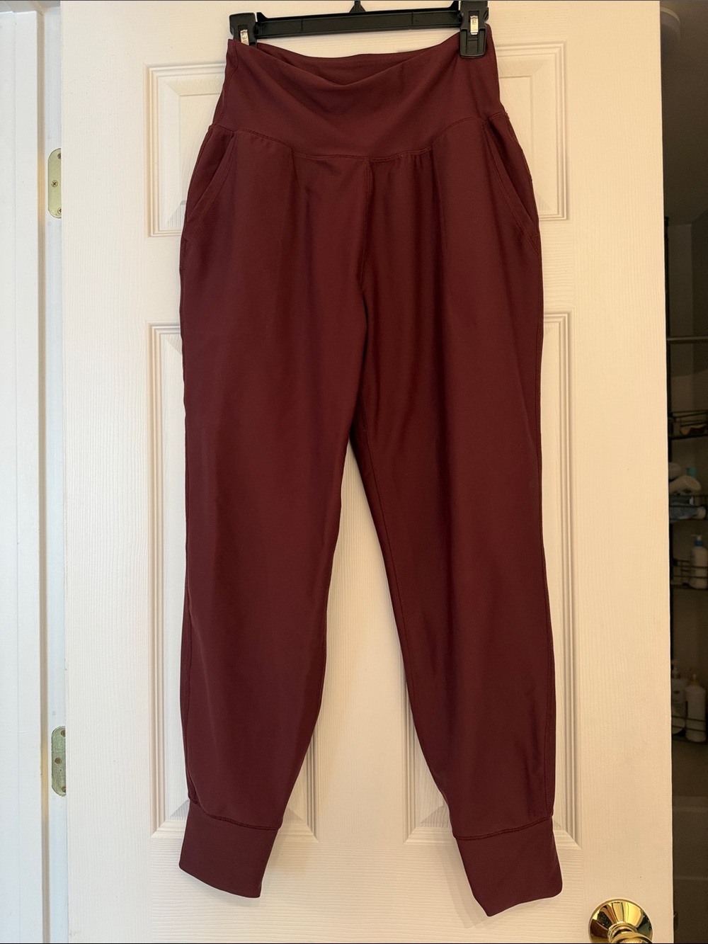 Old Navy Maroon Track Joggers